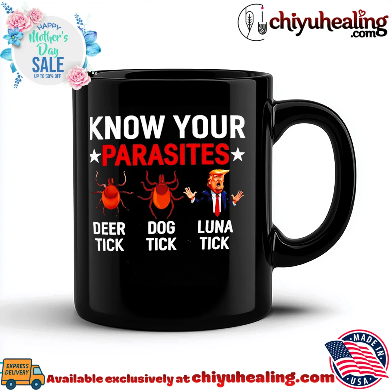 Know Your Parasites Deer Tick Dog Tick and Donald Trump Luna Tick shirt & hoodie Know Your Parasites Deer Tick Dog Tick and Donald Trump Luna Tick