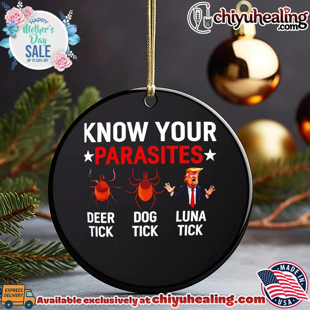 Know Your Parasites Deer Tick Dog Tick and Donald Trump Luna Tick shirt & hoodie Know Your Parasites Deer Tick Dog Tick and Donald Trump Luna Tick