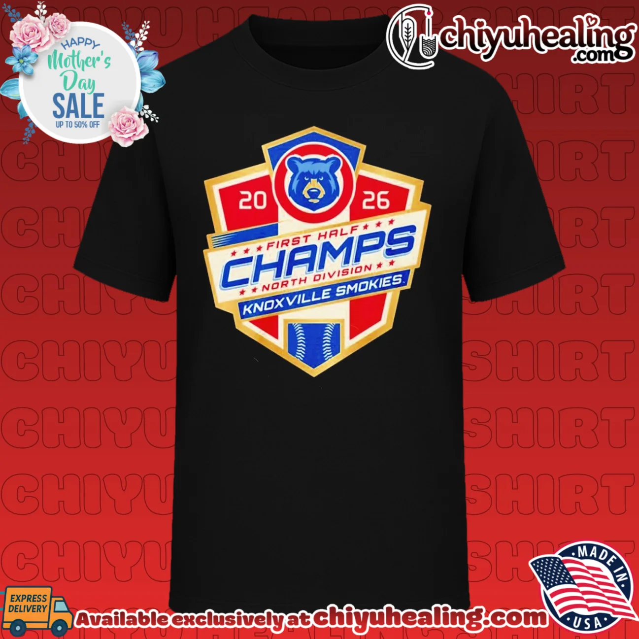Knoxville Smokies 2026 First Half North Division Champions shirt & hoodie