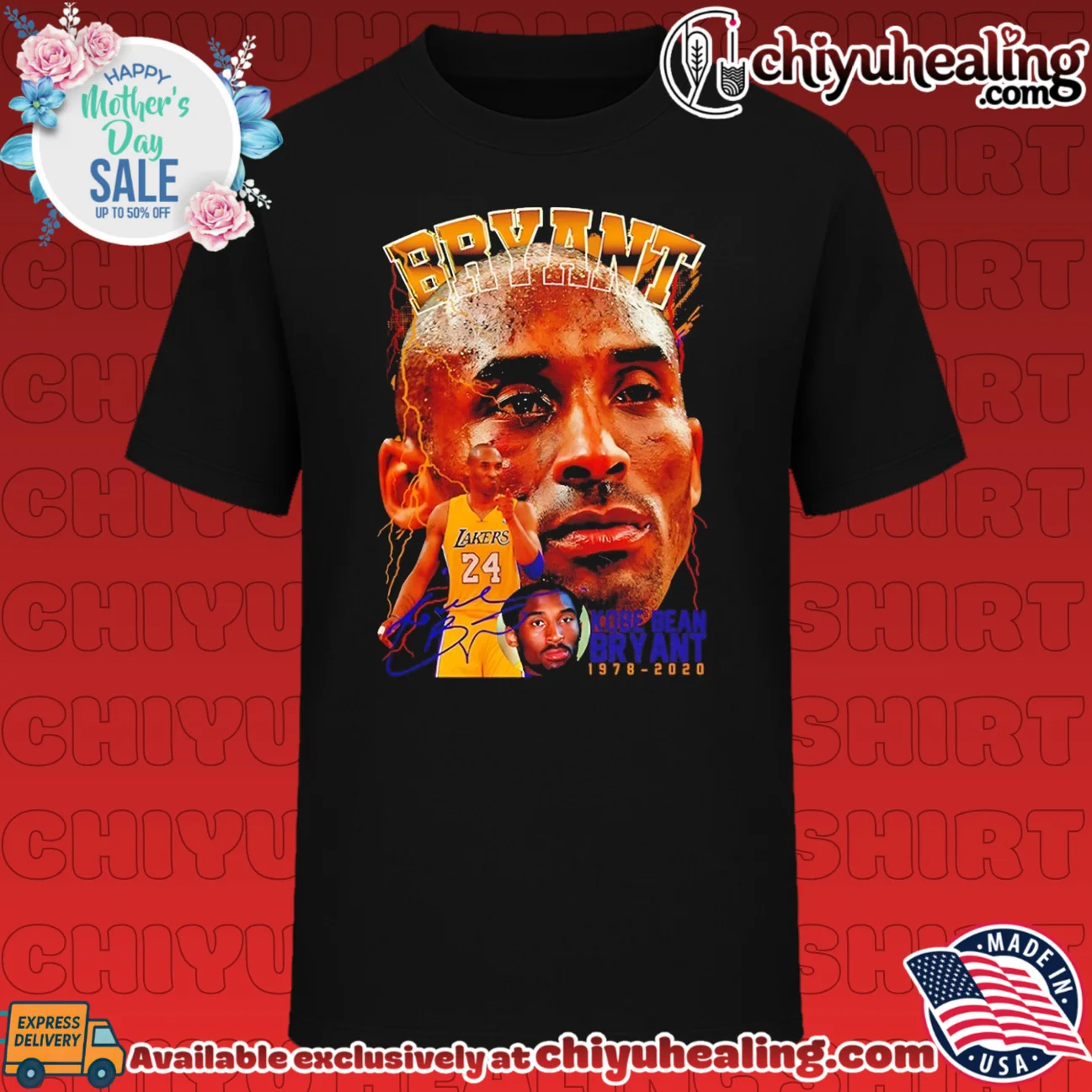 Kobe Bryant Mamba Los Angeles Lakers signature player collage