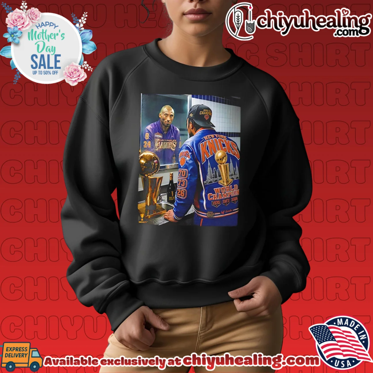 Kobe Bryant New York Knicks World Champion trophy 2026 jacket ultimate shirt & hoodie - New Arrival Kobe Bryant New York Knicks World Champion trophy 2026 jacket