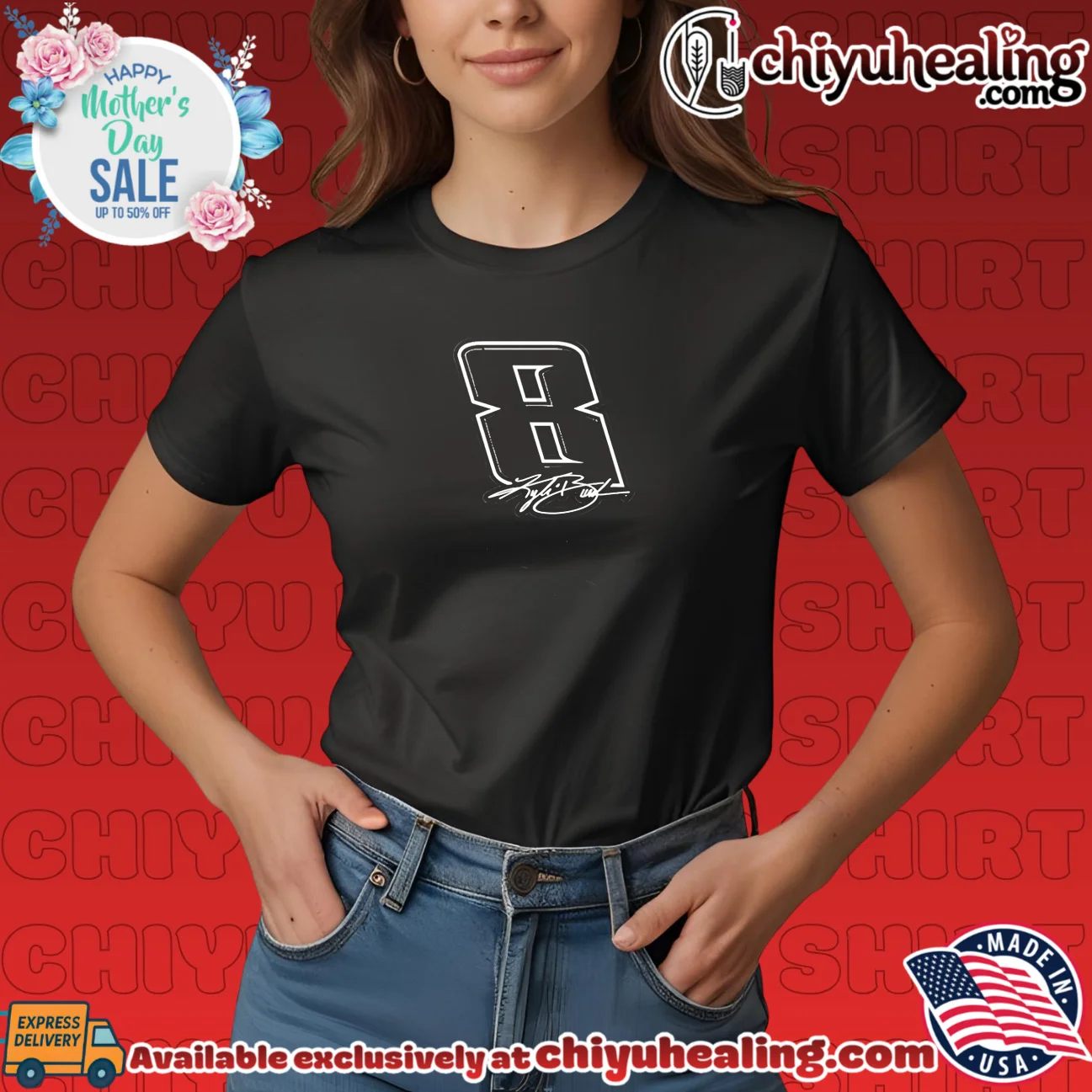 Kyle Busch Richard Childress Racing Number 8 shirt & hoodie Kyle Busch Richard Childress Racing Number 8 shirt & hoodie