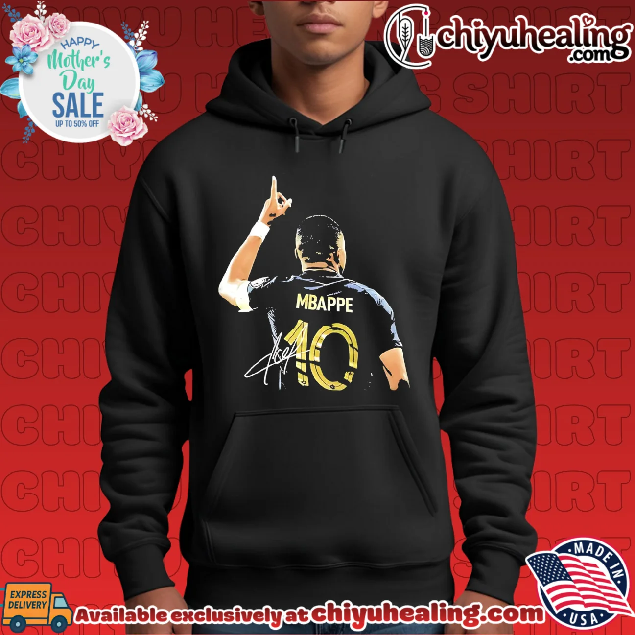 Kylian Mbappe France National Team Number 10 Signature shirt & hoodie Kylian Mbappe France National Team Number 10 Signature shirt & hoodie
