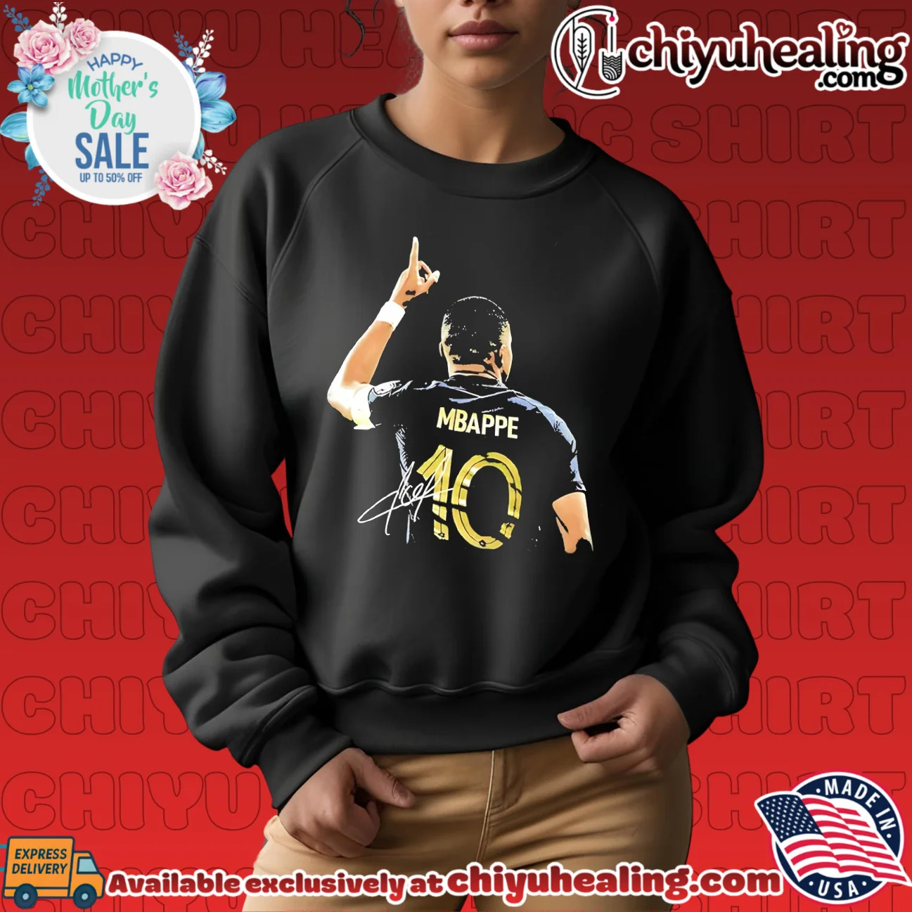 Kylian Mbappe France National Team Number 10 Signature shirt & hoodie Kylian Mbappe France National Team Number 10 Signature shirt & hoodie