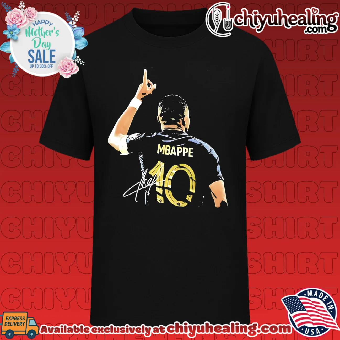 Kylian Mbappe France National Team Number 10 Signature shirt & hoodie