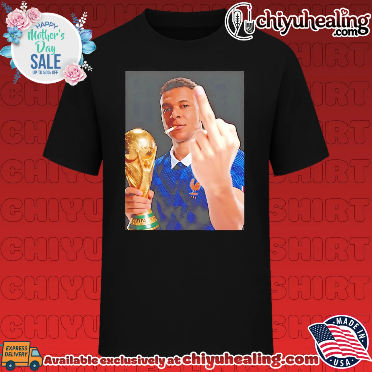 Kylian Mbappe smoking middle finger 2026 World Cup shirt & hoodie Kylian Mbappe smoking middle finger 2026 World Cup shirt & hoodie