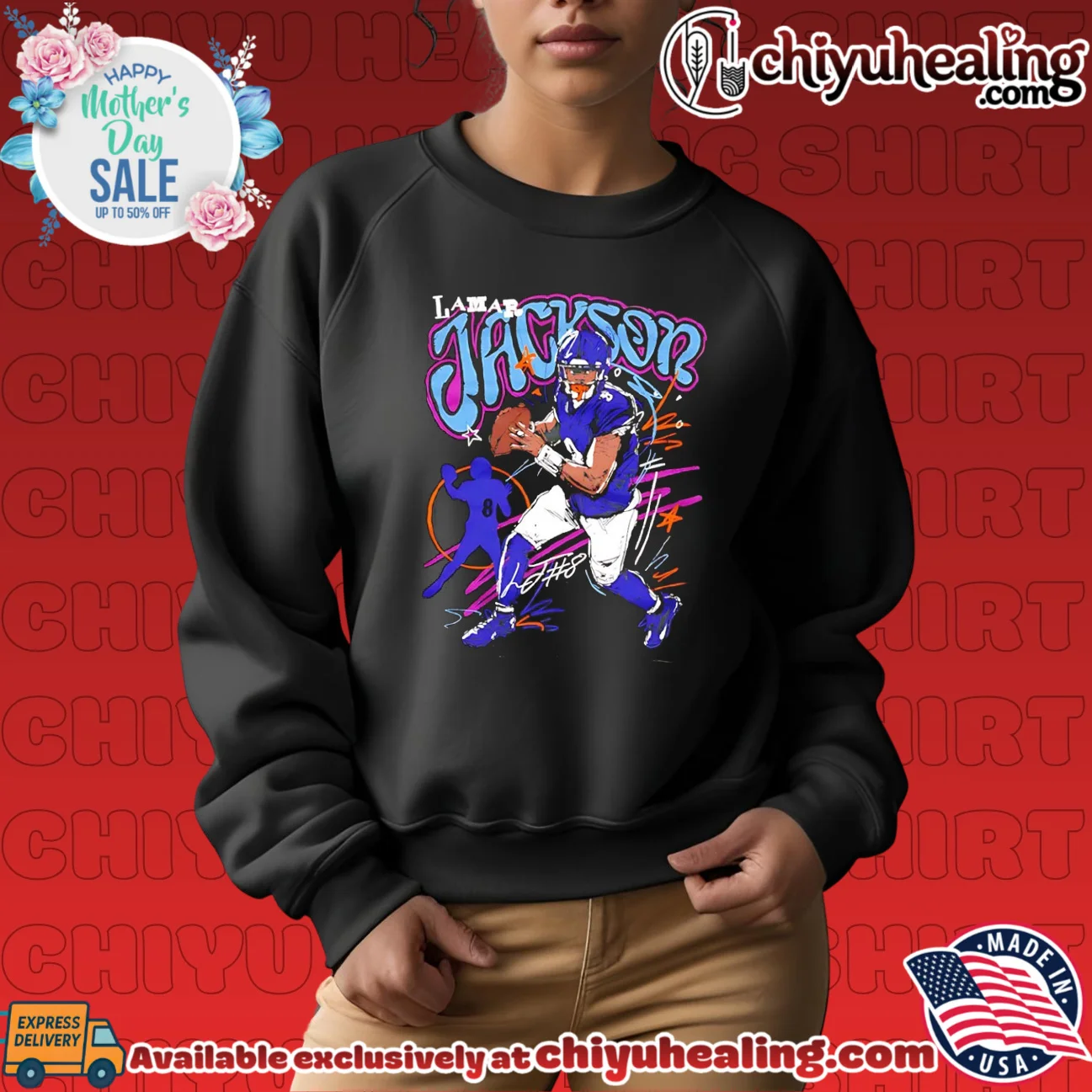 Lamar Jackson Baltimore Ravens Scribble Art shirt & hoodie Lamar Jackson Baltimore Ravens Scribble Art shirt & hoodie