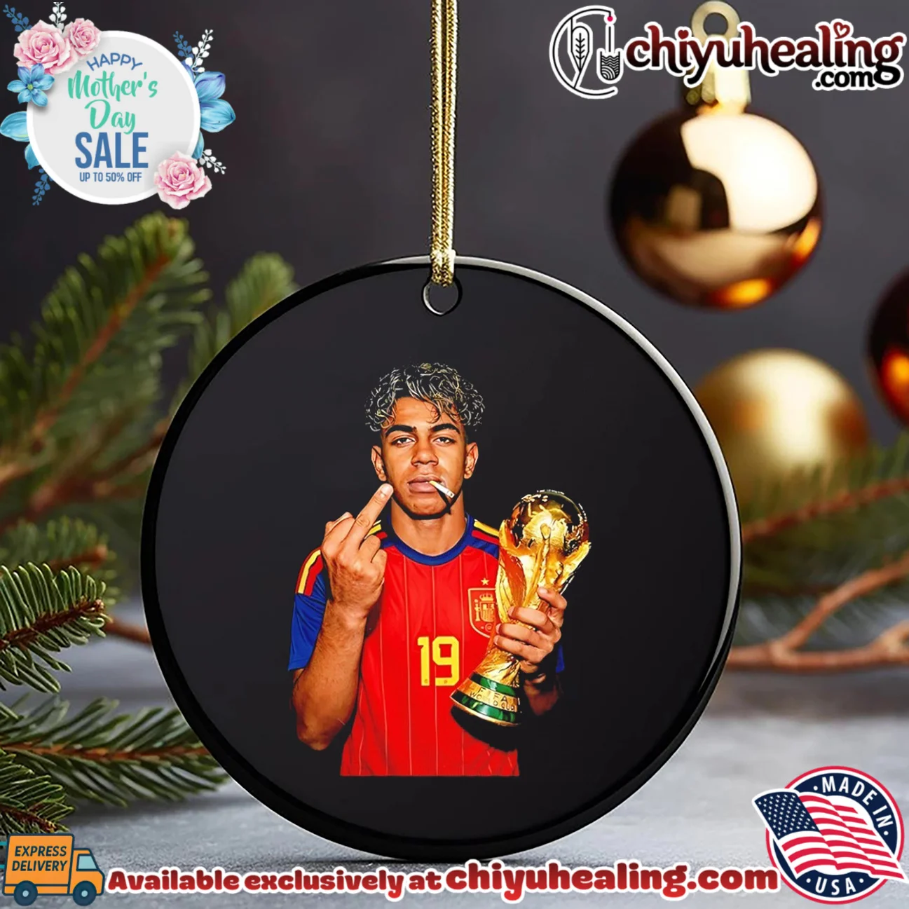 Lamine Yamal holding trophy middle finger shirt & hoodie Lamine Yamal holding trophy middle finger shirt & hoodie