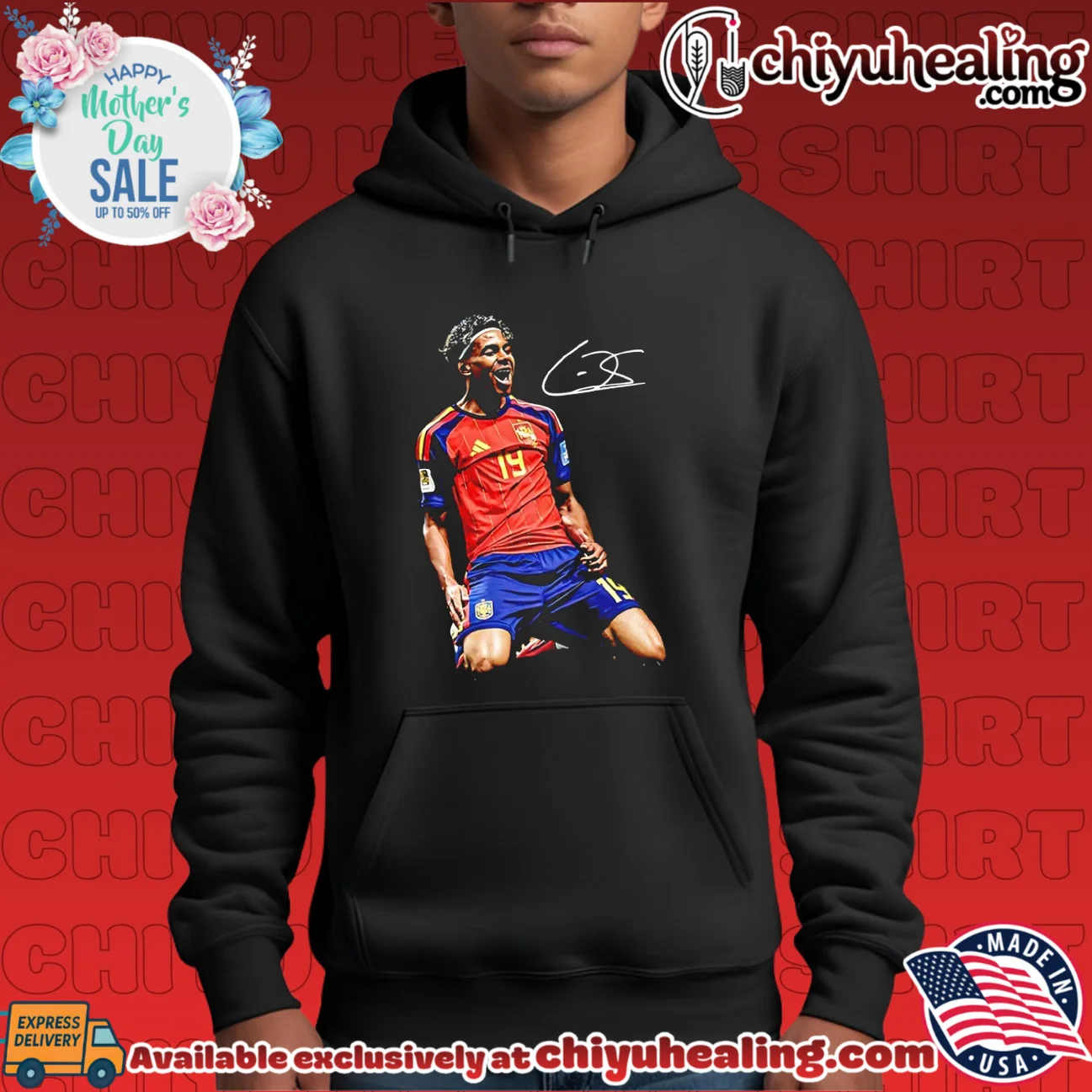 Lamine Yamal Spain National Football Team Portrait shirt & hoodie Lamine Yamal Spain National Football Team Portrait shirt & hoodie