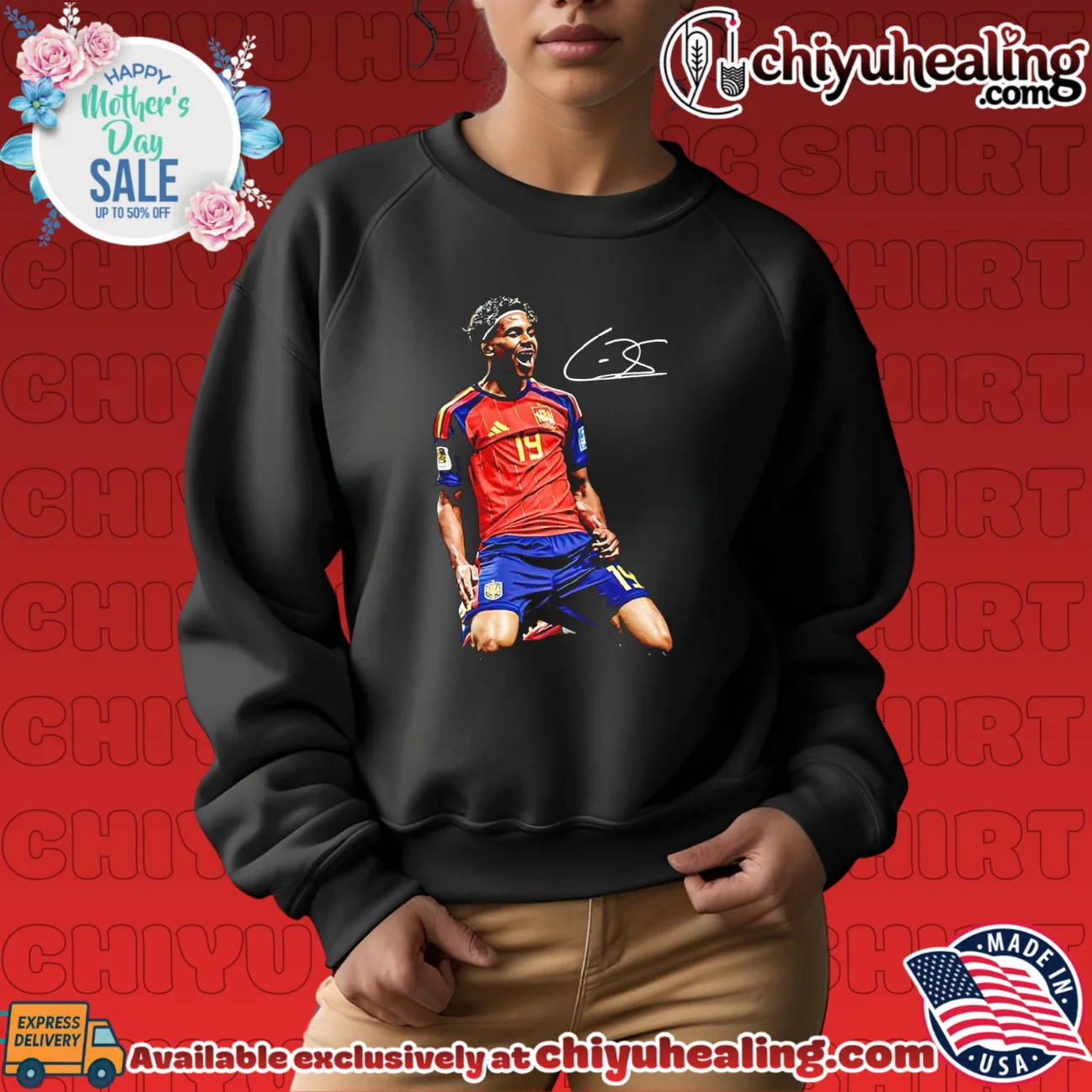 Lamine Yamal Spain National Football Team Portrait shirt & hoodie Lamine Yamal Spain National Football Team Portrait shirt & hoodie