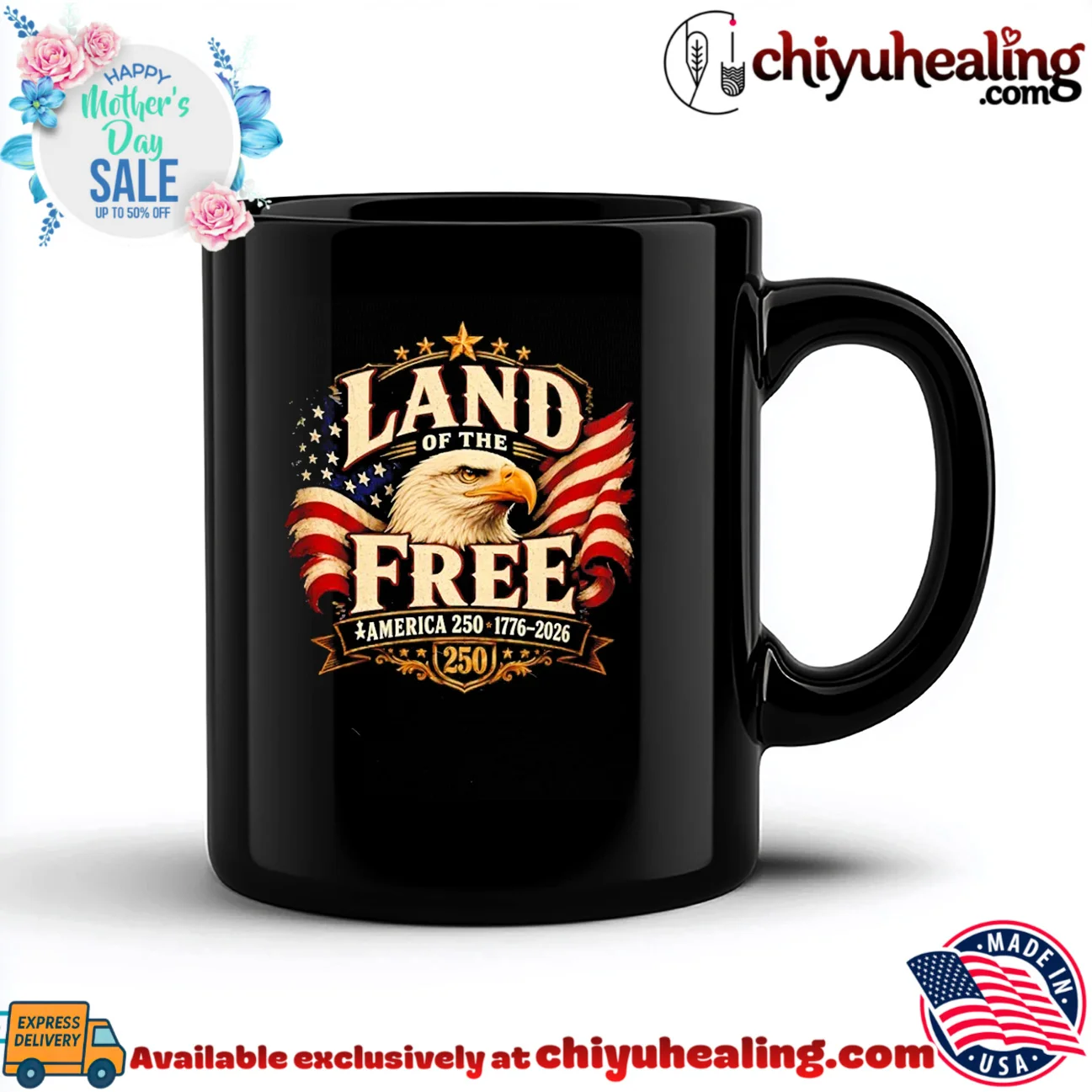 Land of the free America 250 1776-2026 American flag shirt & hoodie Land of the free America 250 1776-2026 American flag
