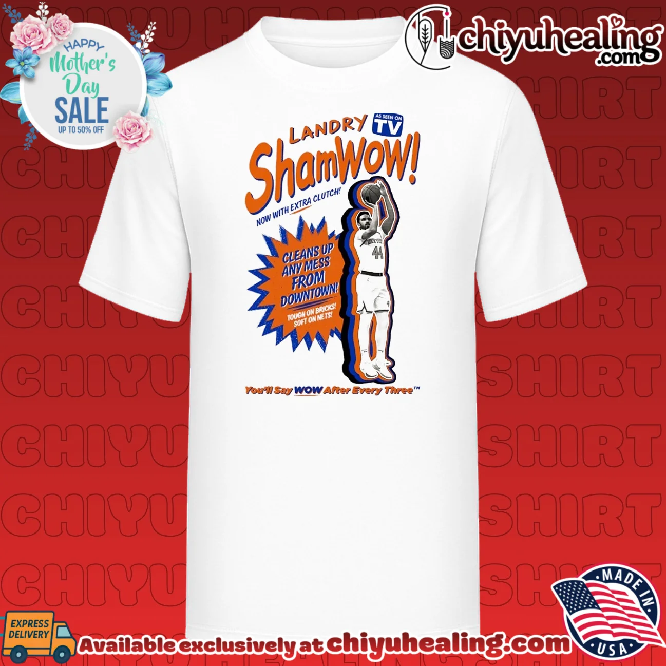 Landry Shamet New York Knicks ShamWow NBA shirt & hoodie