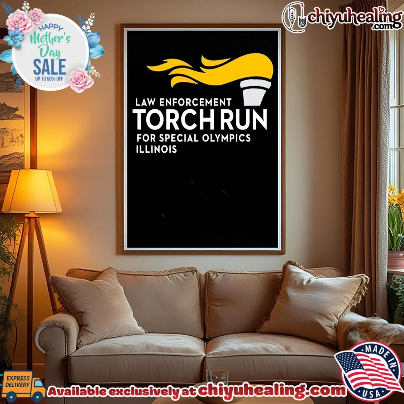 Law enforcement Torch Run for special Olympics Illinois shirt limited shirt & hoodie | Modern Street Style Law enforcement Torch Run for special Olympics Illinois shirt