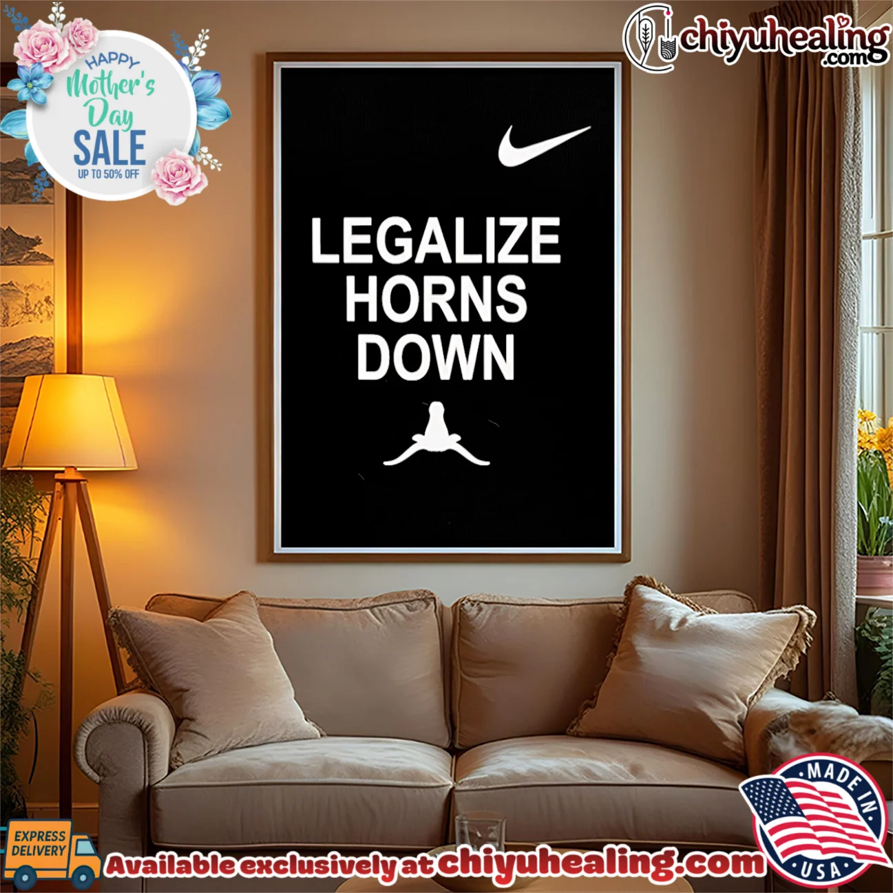 Legalize Horns Down Funny College Football timeless shirt & hoodie - Everyday Fit Legalize Horns Down Funny College Football