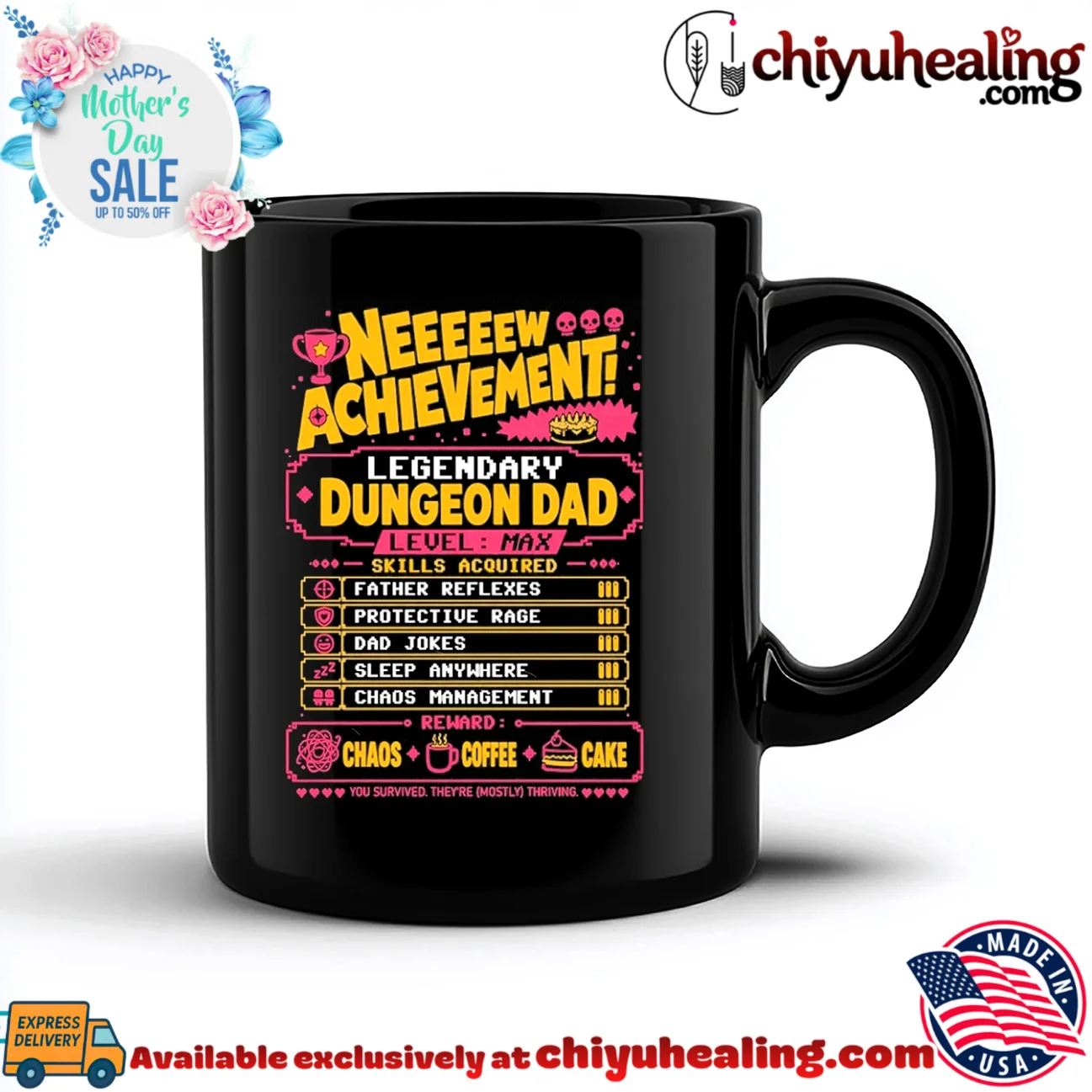 Legendary Dungeon Dad New Achievement Father's Day timeless shirt & hoodie | IP Merchandise Legendary Dungeon Dad New Achievement Father's Day