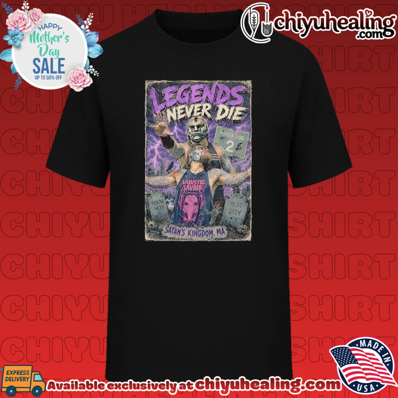 Legends never die Penta El Zero Miedo vintage