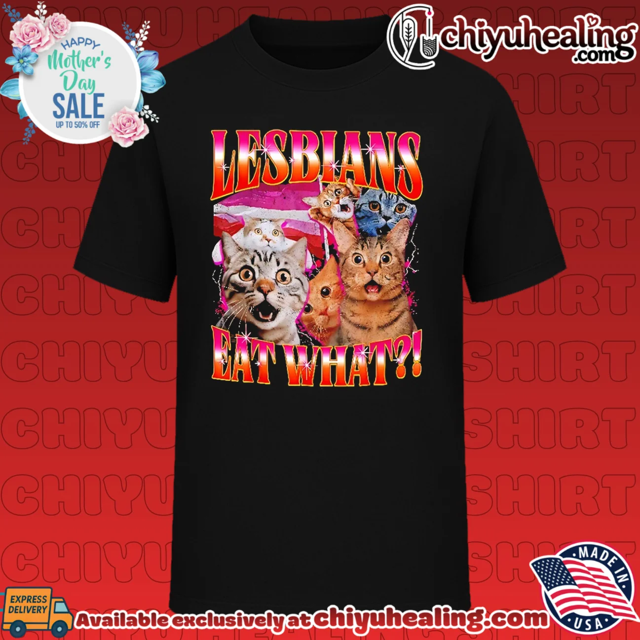 Lesbians Eat What Funny Cat Meme lesbian pride shirt & hoodie