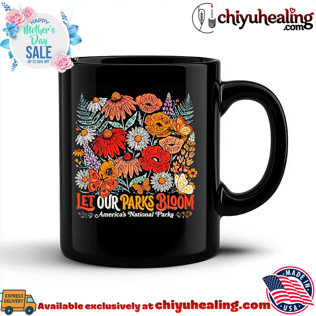 Let Our Parks Bloom America's National Parks shirt & hoodie Let Our Parks Bloom America's National Parks