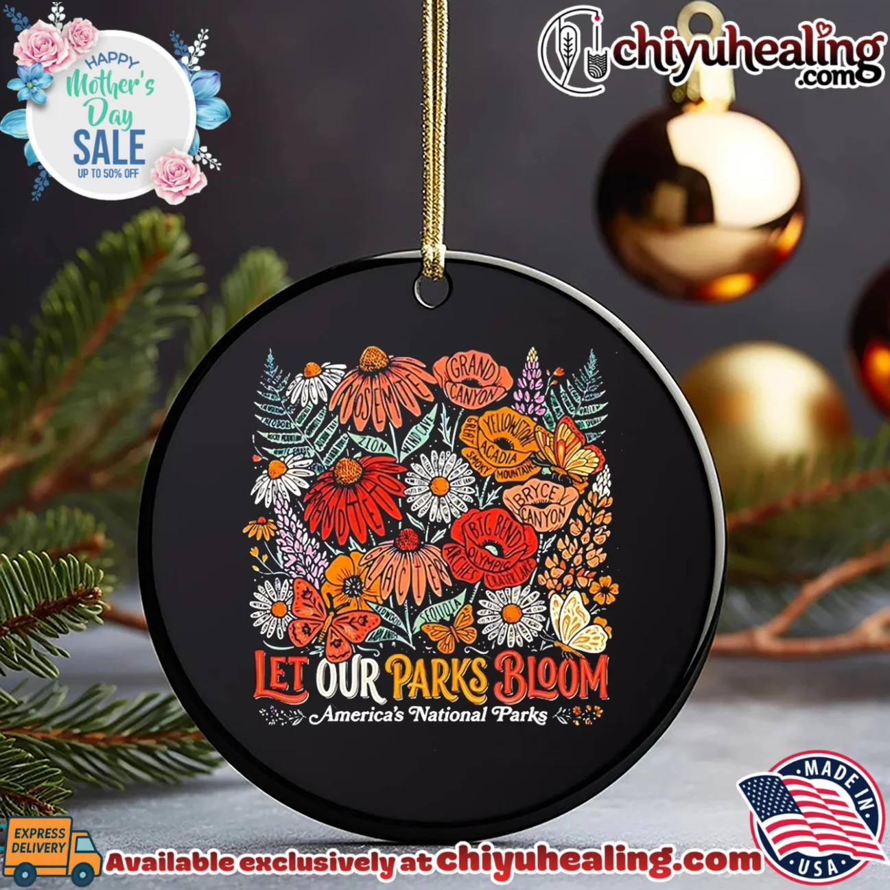 Let Our Parks Bloom America's National Parks shirt & hoodie Let Our Parks Bloom America's National Parks