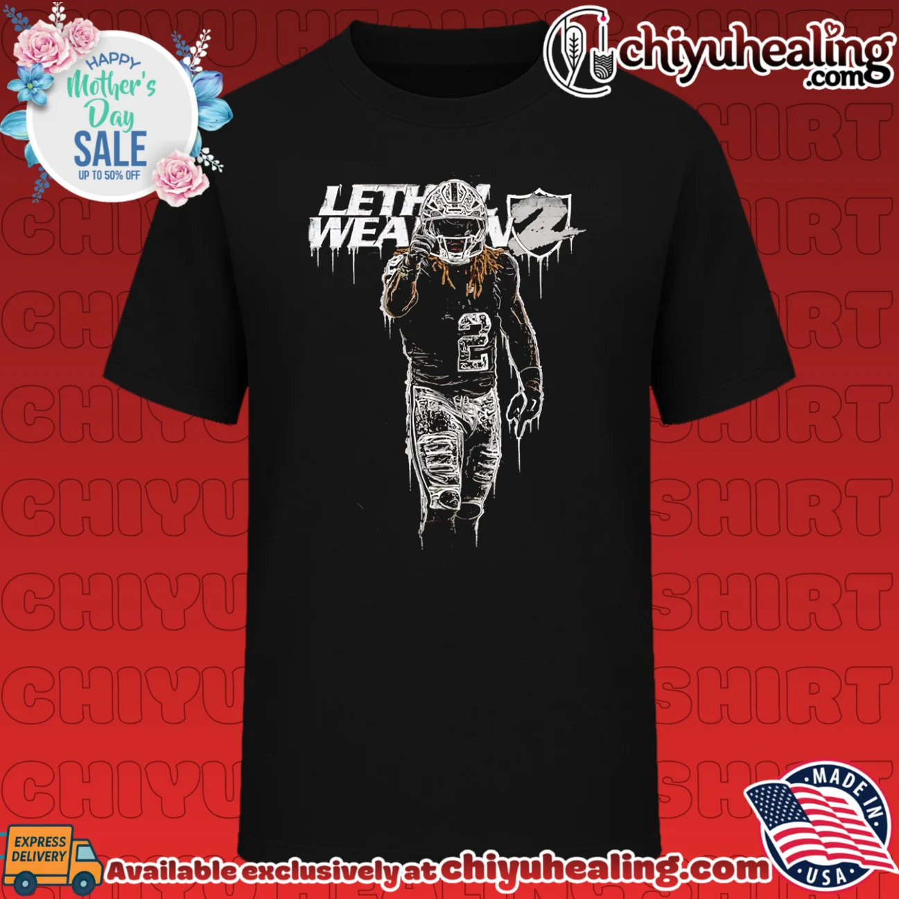 Lethal Weapon 2 Davante Adams Las Vegas Raiders shirt & hoodie