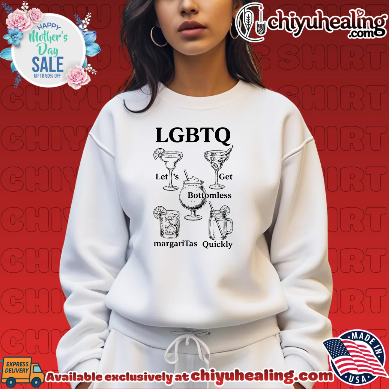 LGBTQ let's get bottomless margaritas quickly original shirt & hoodie - Ultimate Tribute Merch LGBTQ let's get bottomless margaritas quickly
