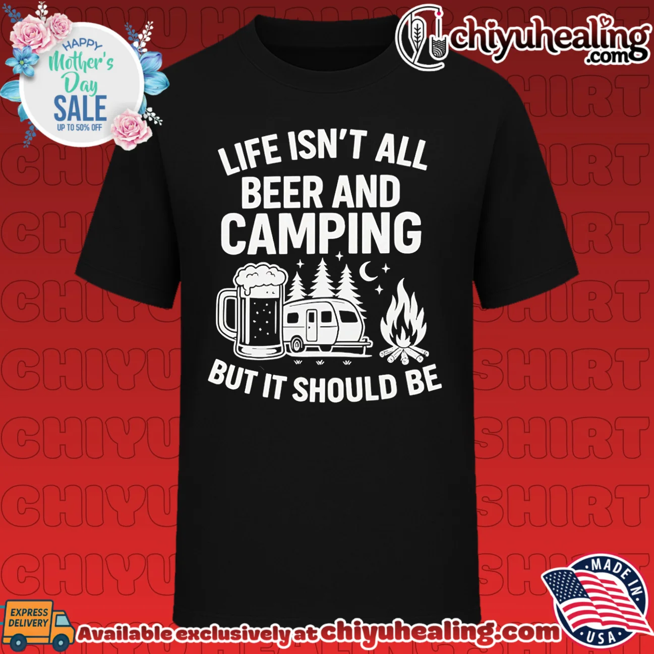 Life isn't all beer and camping but it should be vintage shirt & hoodie