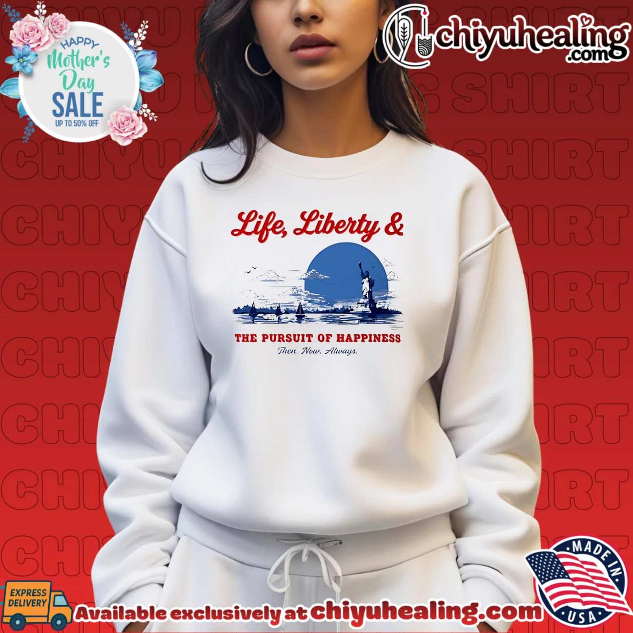 Life Liberty and The Pursuit of Happiness Then Now Always timeless shirt & hoodie | Modern Street Style Life Liberty and The Pursuit of Happiness Then Now Always