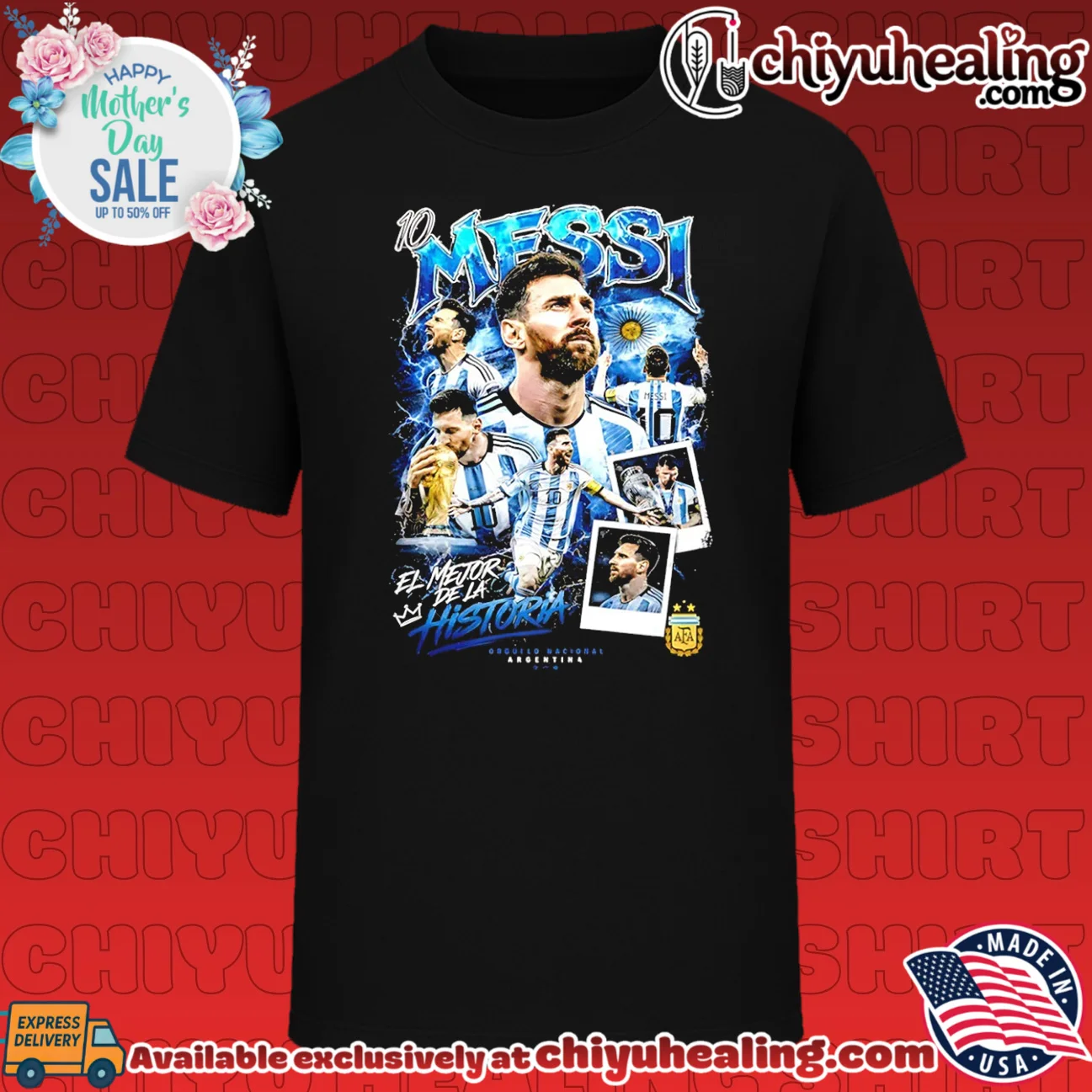 Lionel Messi Argentina El Mejor de la Historia graphic shirt & hoodie