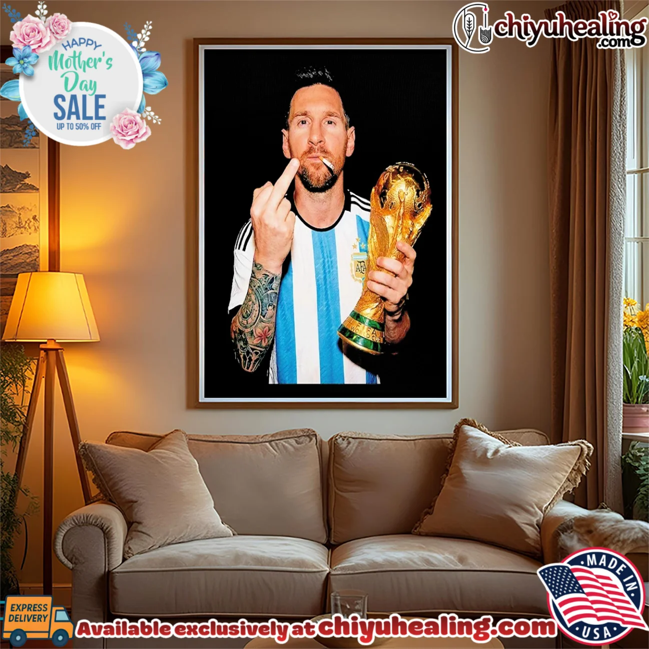 Lionel Messi Argentina National Team World Cup Champion Smoking and Middle Finger shirt & hoodie Lionel Messi Argentina National Team World Cup Champion Smoking and Middle Finger shirt & hoodie