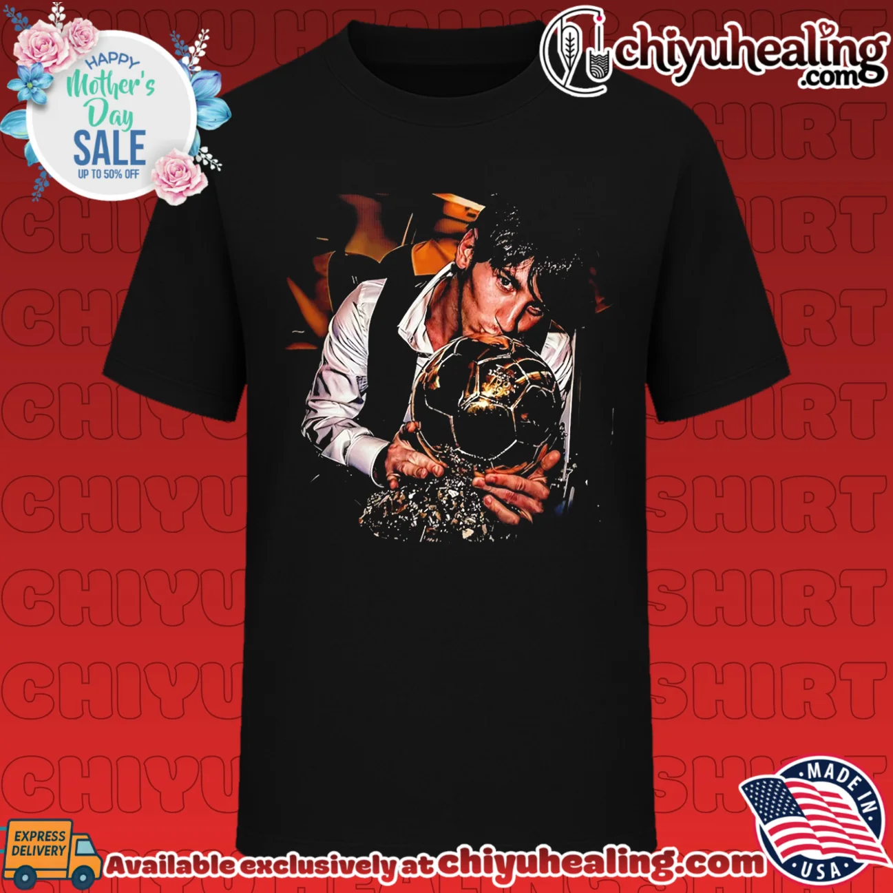 Lionel Messi GOAT Ballon d'Or Winner Soccer Legend shirt & hoodie