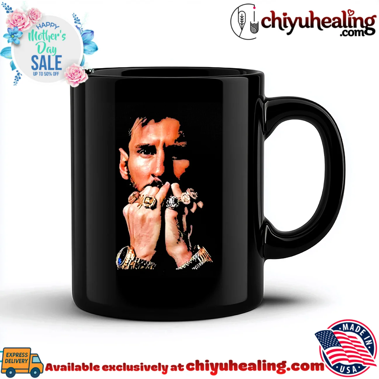Lionel Messi Inter Miami CF Rings Portrait shirt & hoodie Lionel Messi Inter Miami CF Rings Portrait shirt & hoodie