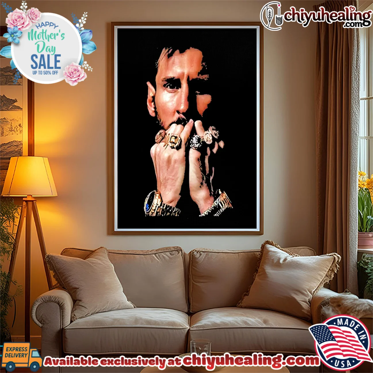 Lionel Messi Inter Miami CF Rings Portrait shirt & hoodie Lionel Messi Inter Miami CF Rings Portrait shirt & hoodie