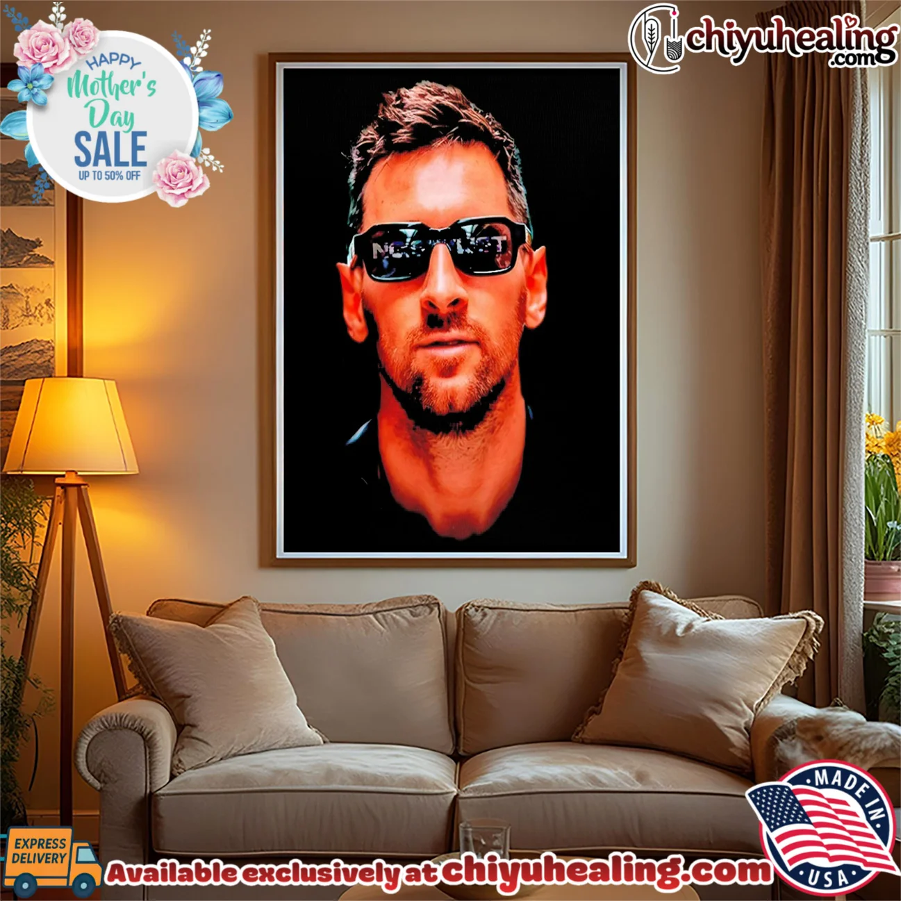 Lionel Messi Inter Miami Sunglasses Portrait shirt & hoodie Lionel Messi Inter Miami Sunglasses Portrait shirt & hoodie