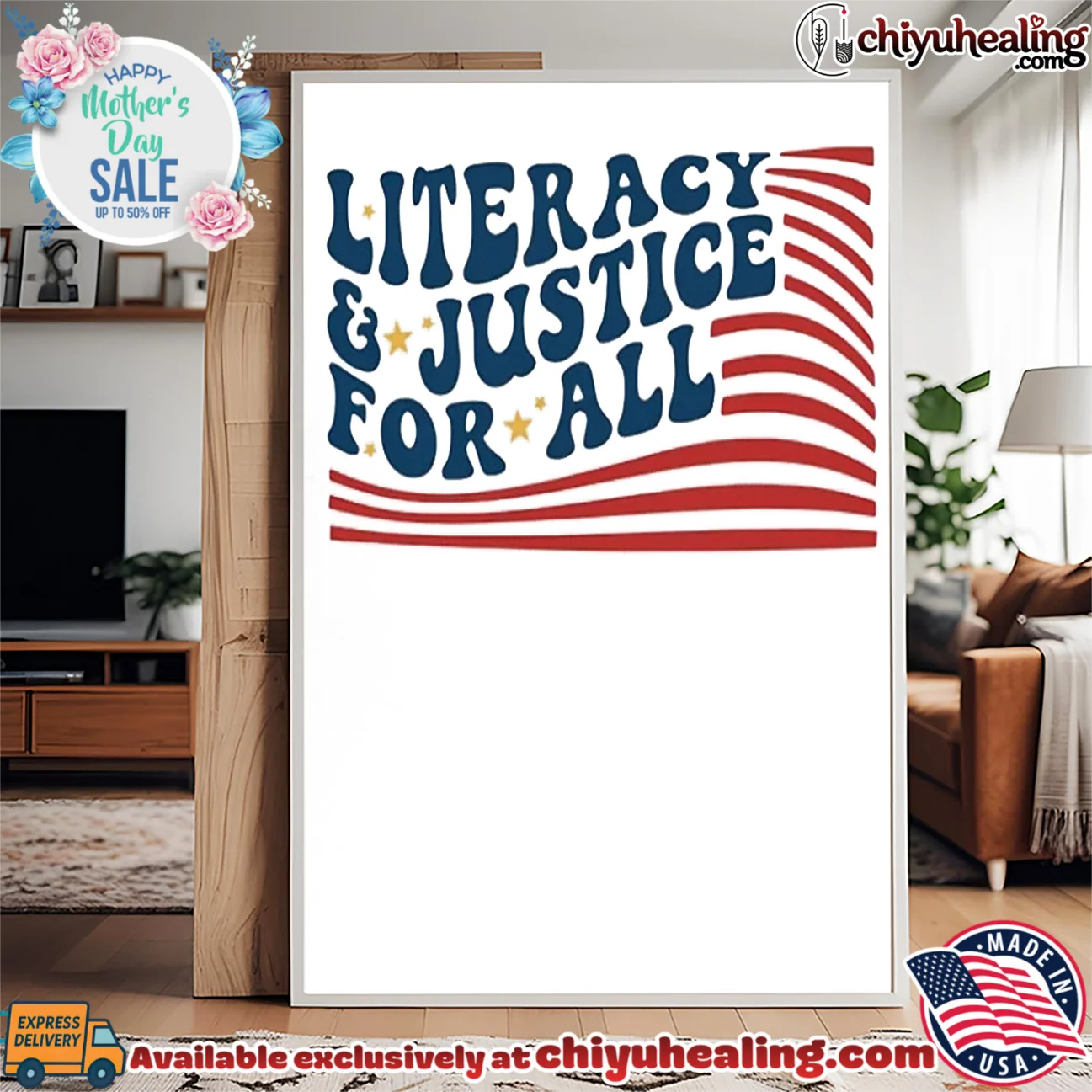 Literacy and Justice for All reading teacher shirt & hoodie Literacy and Justice for All reading teacher shirt & hoodie