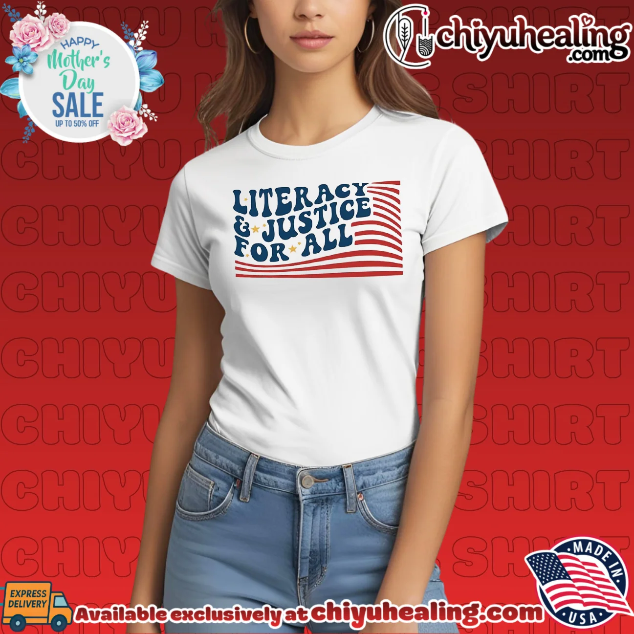 Literacy and Justice for All reading teacher shirt & hoodie Literacy and Justice for All reading teacher shirt & hoodie
