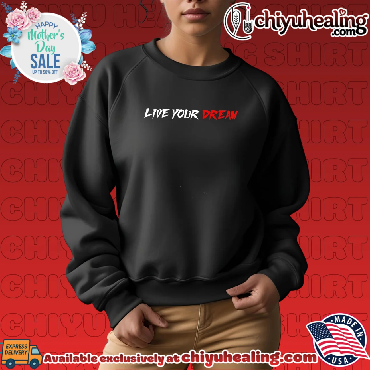 Live your dream official shirt & hoodie - Perfect Fan Gift Live your dream