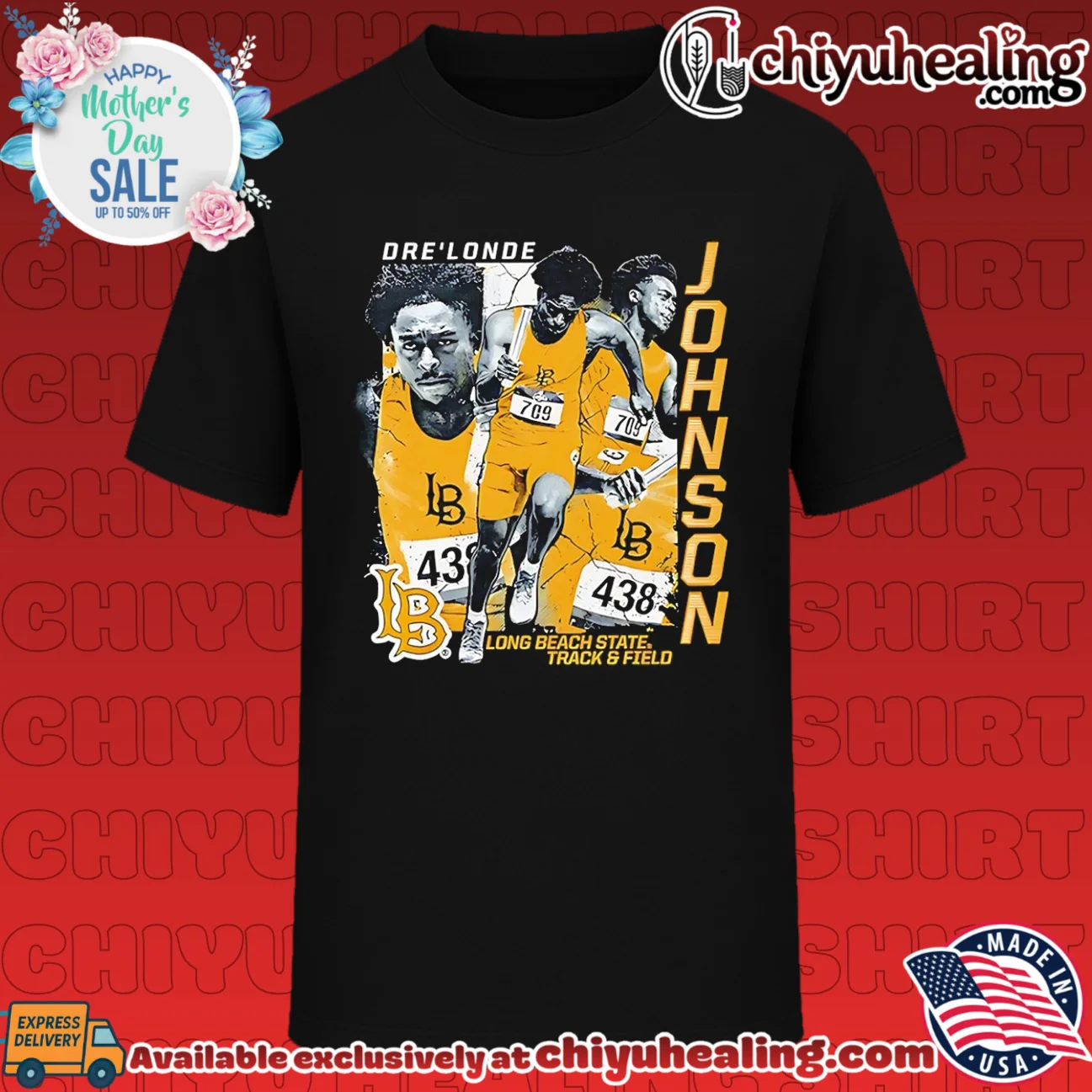 Long Beach State University Dre'londe Johnson vintage