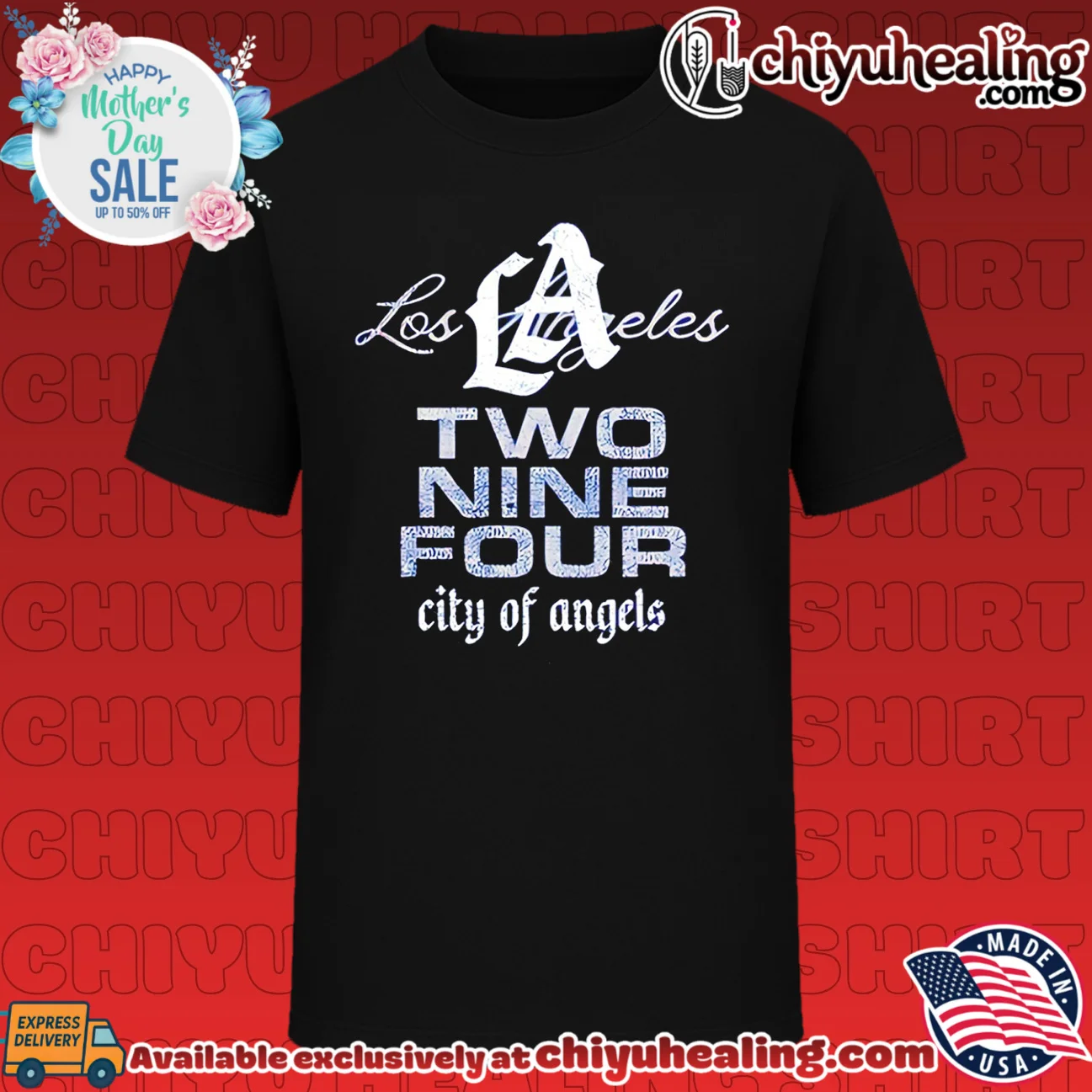 Los Angeles City of Angels two nine four vintage shirt