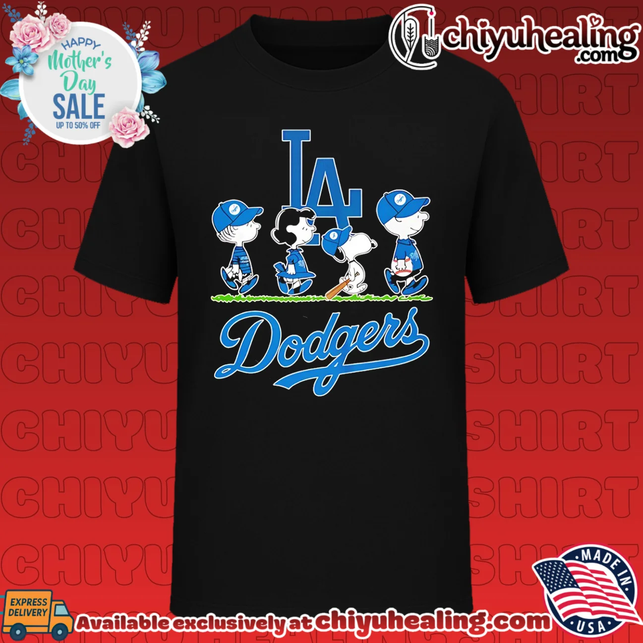 Los Angeles Dodgers Baseball Peanuts Abbey Road
