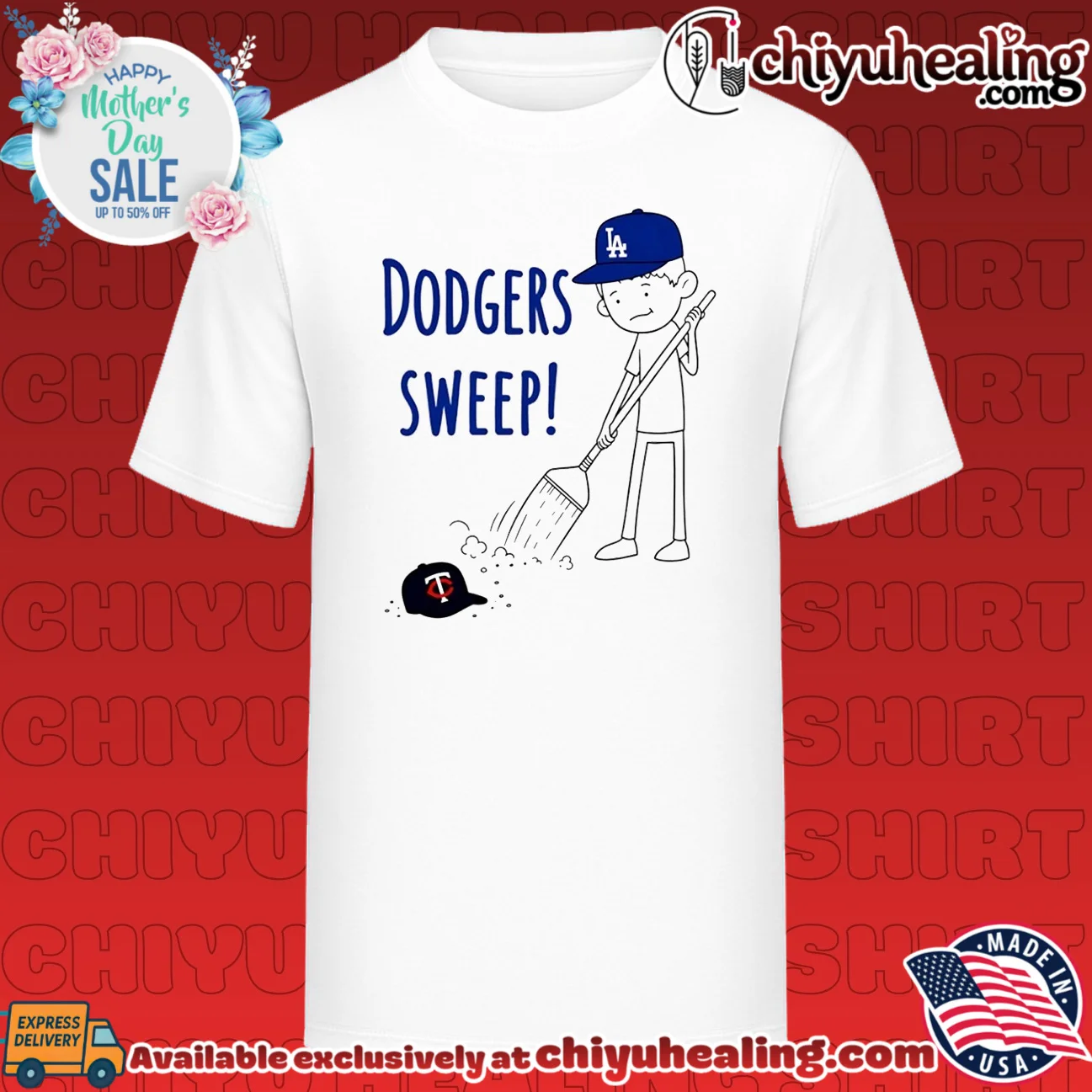 Los Angeles Dodgers Sweep Minnesota Twins shirt & hoodie