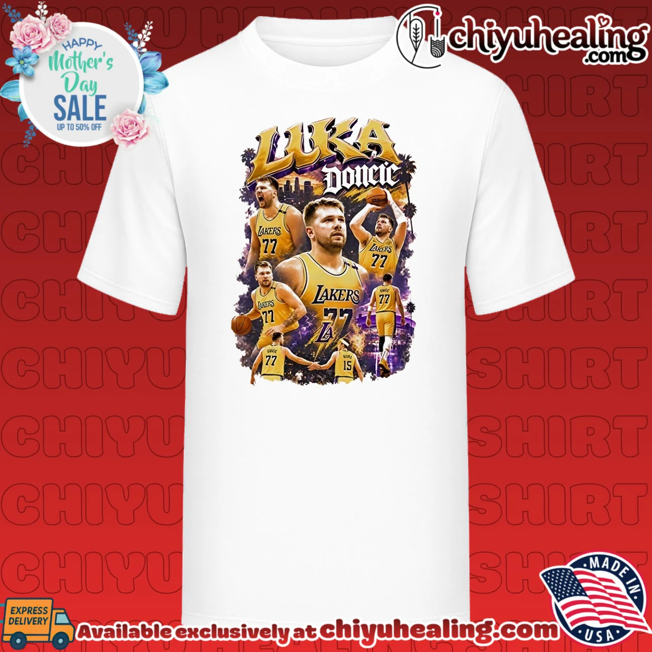 Los Angeles Lakers Luka Doncic vintage
