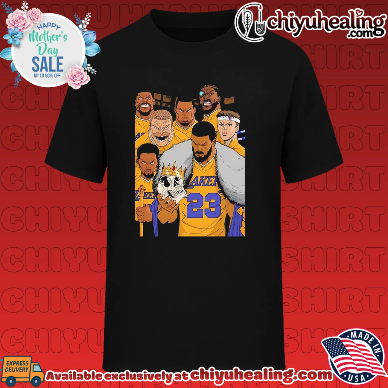 Los Angeles Lakers players stylized as Invincible