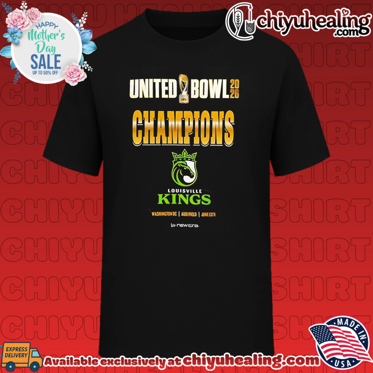 Louisville Kings 2026 United Bowl Champions logo