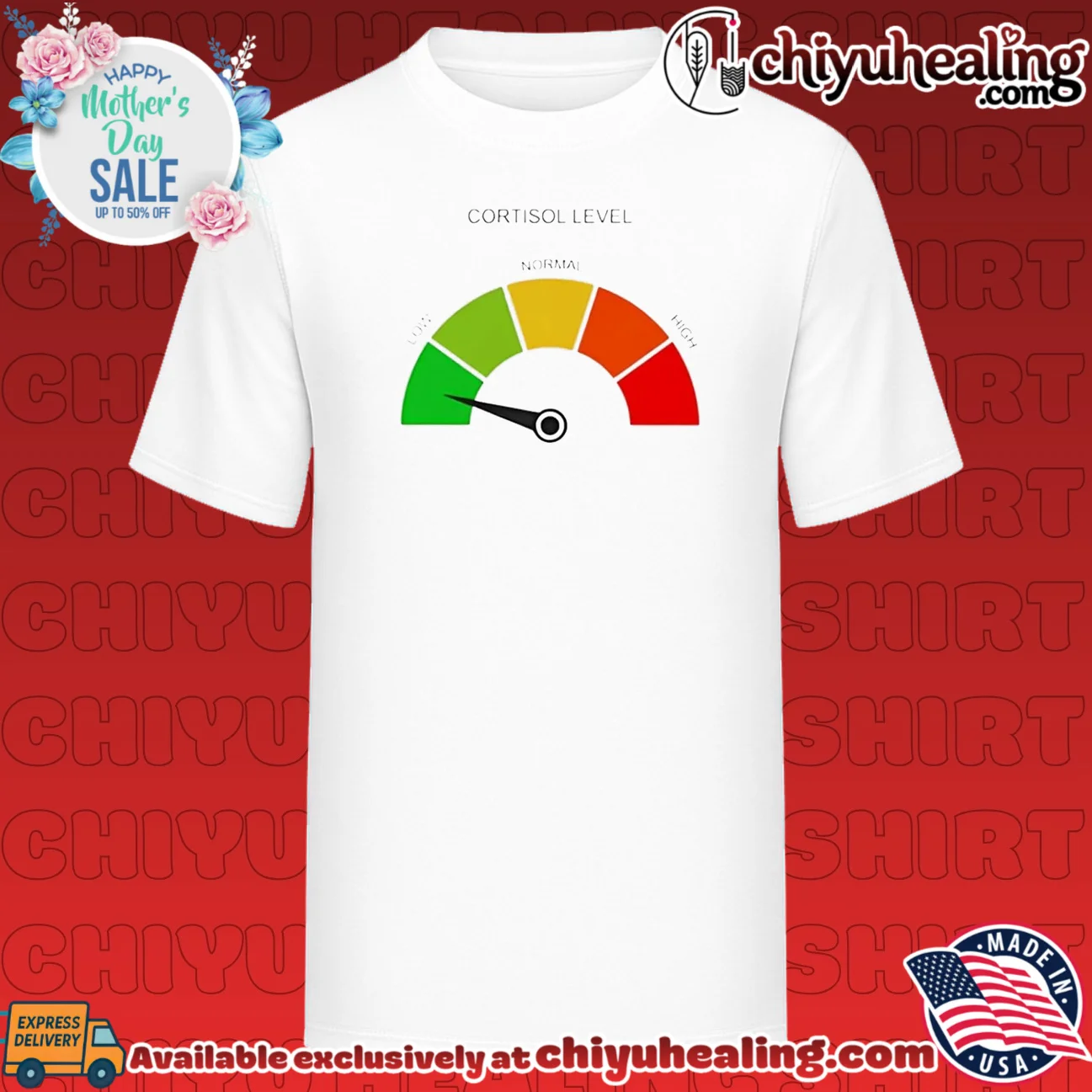 Low Cortisol Level low graphic