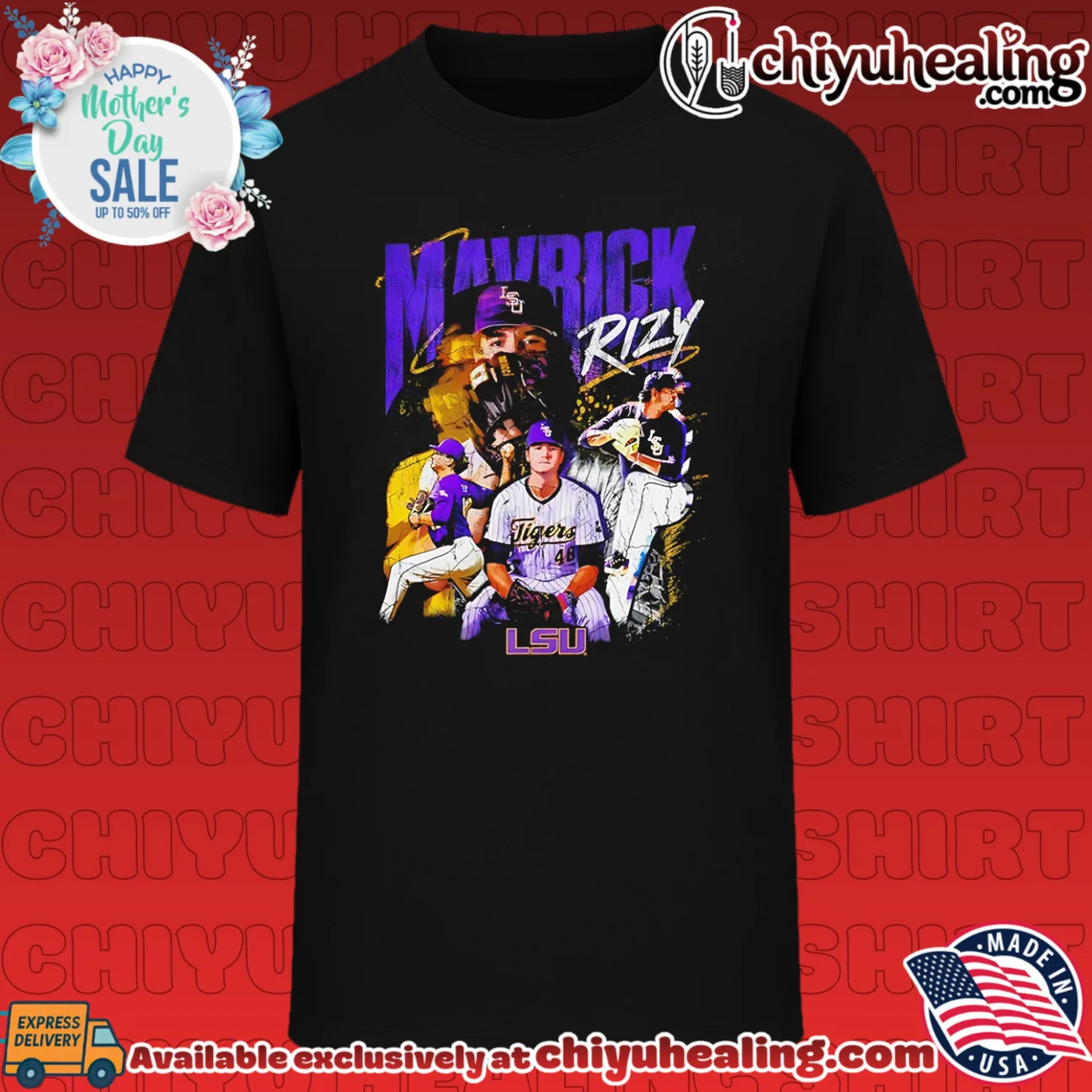 LSU Mavrick Rizy vintage shirt