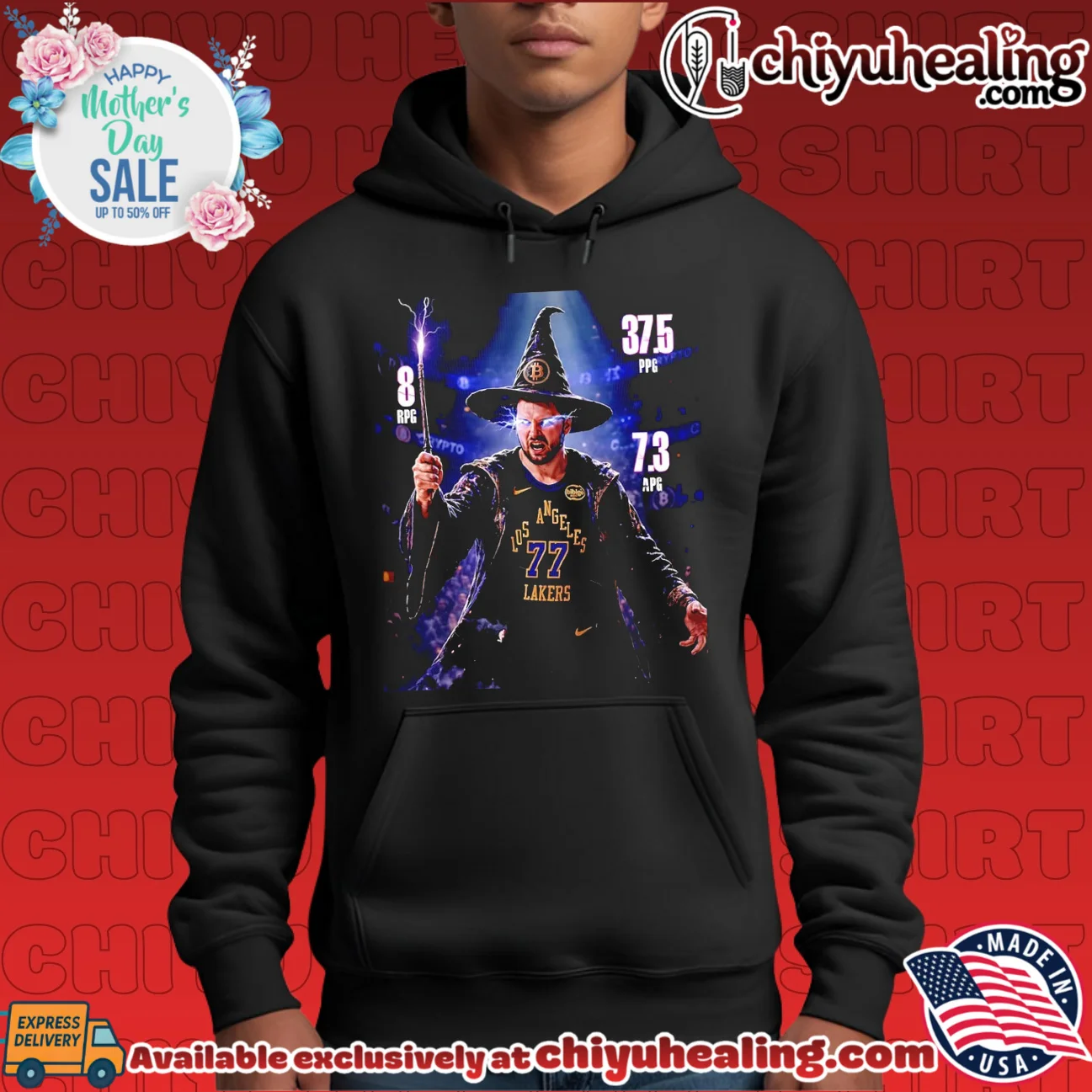 Luka Doncic Los Angeles Lakers Wizard Fantasy Basketball shirt & hoodie Luka Doncic Los Angeles Lakers Wizard Fantasy Basketball shirt & hoodie