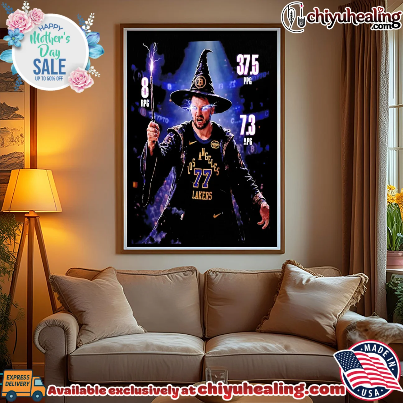 Luka Doncic Los Angeles Lakers Wizard Fantasy Basketball shirt & hoodie Luka Doncic Los Angeles Lakers Wizard Fantasy Basketball