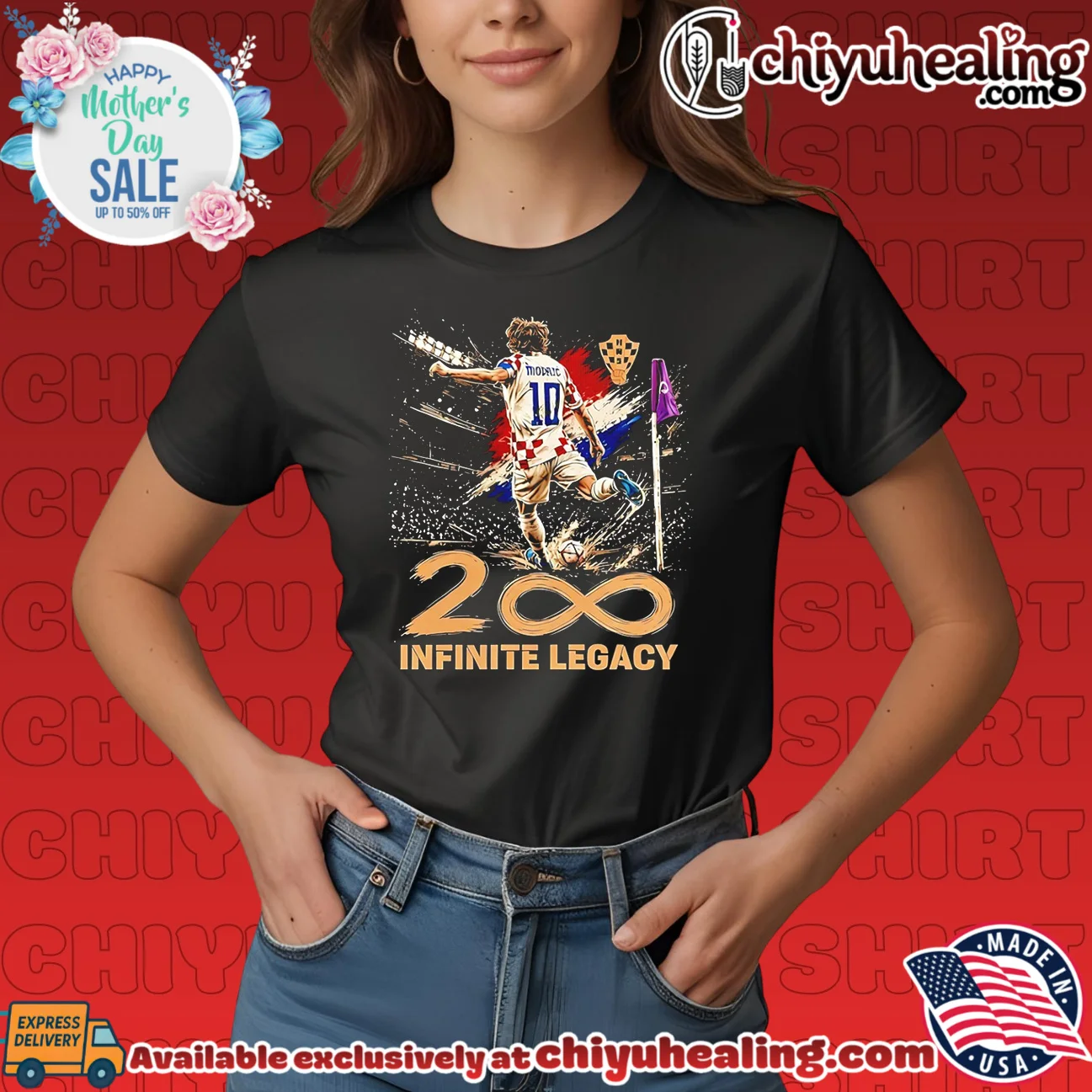 Luka Modric 200 Caps Croatia Infinite Legacy Black Graphic shirt & hoodie Luka Modric 200 Caps Croatia Infinite Legacy Black Graphic shirt & hoodie