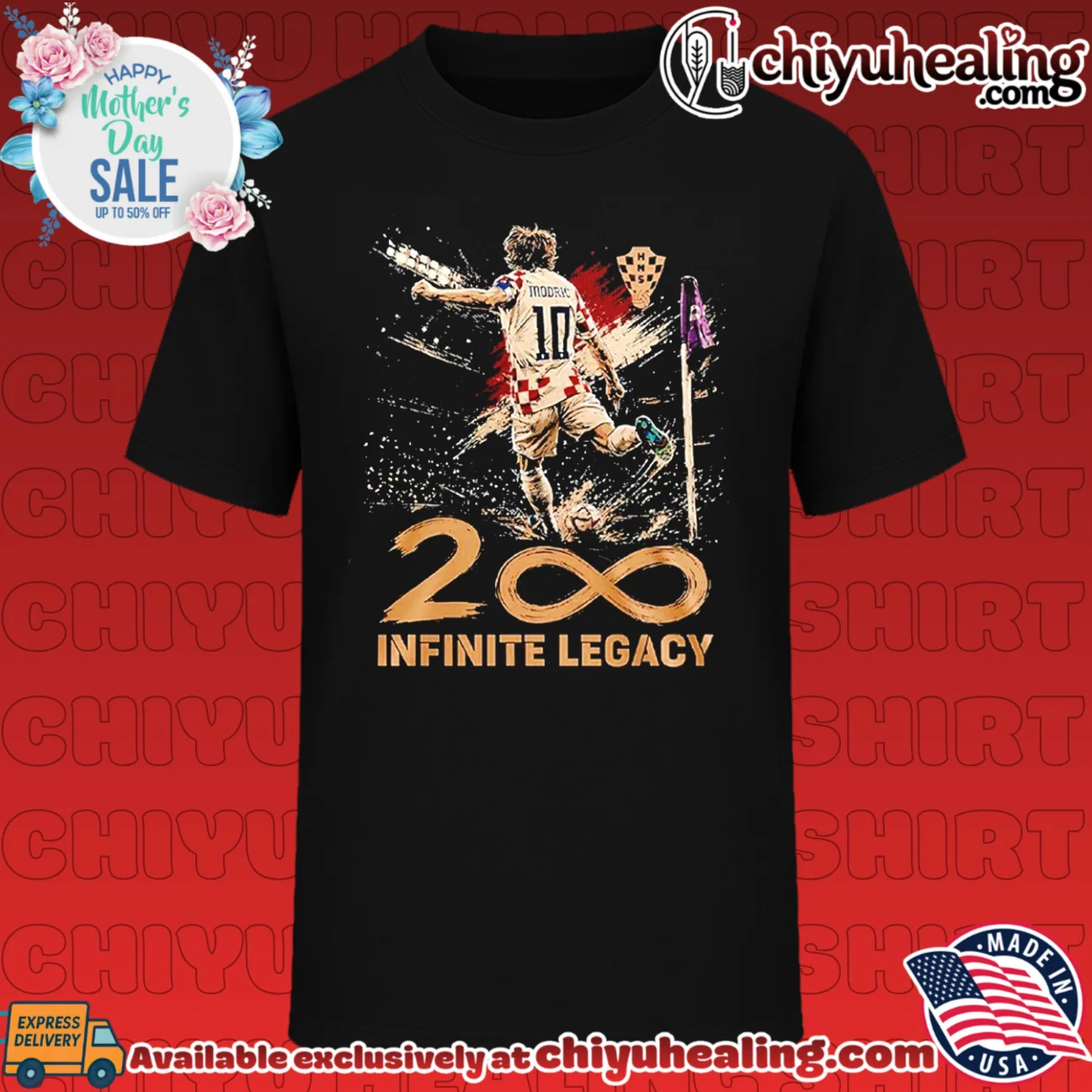 Luka Modrić 200 Games For Croatia FIFA World Cup 2026 shirt & hoodie