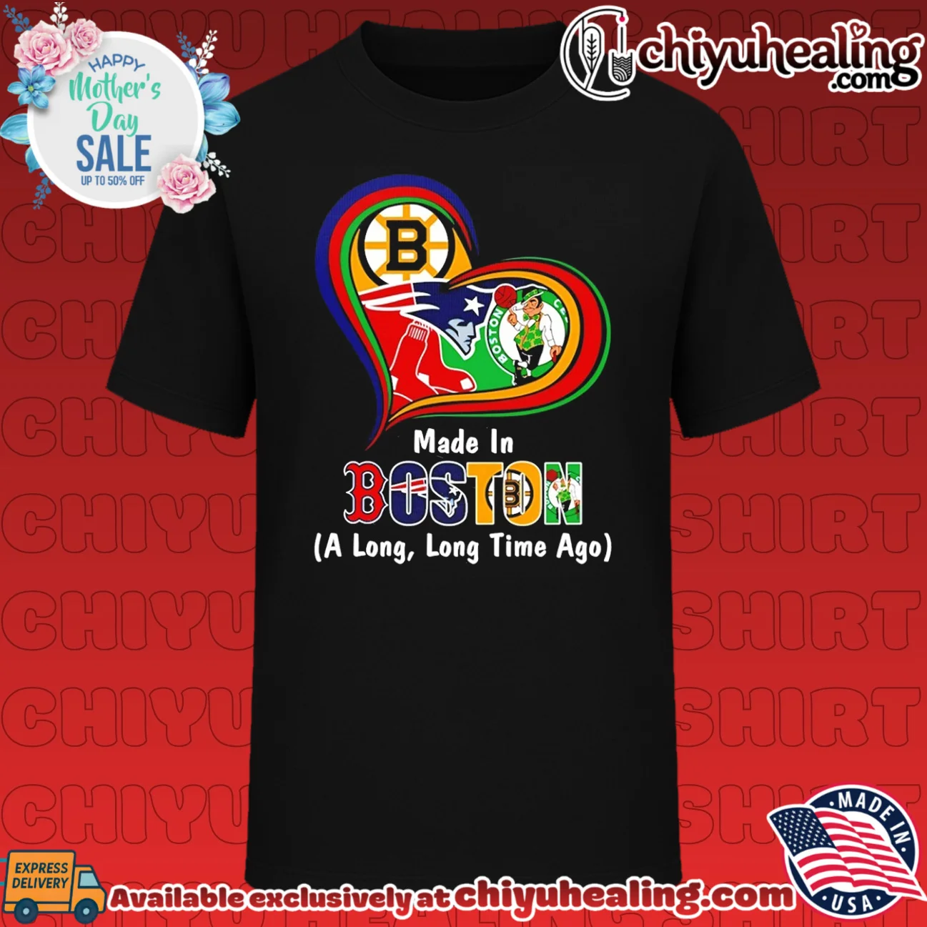 Made in Boston A Long Long Time Ago New England Patriots shirt & hoodie